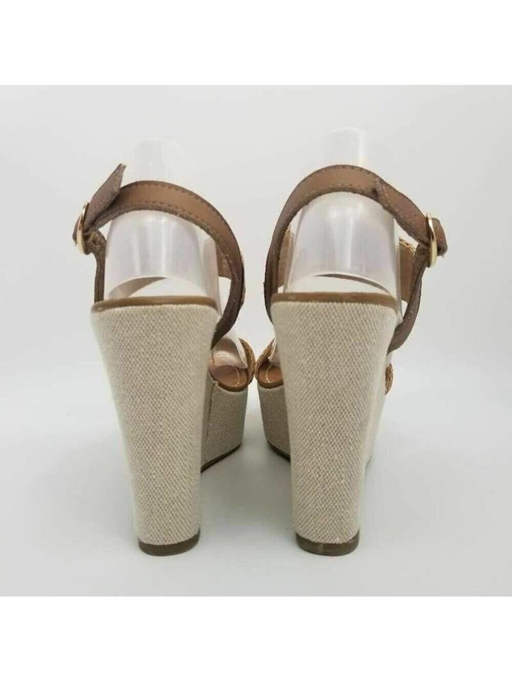 Steve Madden Engel Womens Woven Slingback Platform Wedge Heel Sandal Size 9.5 M - Picture 4 of 12